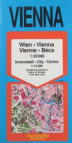 B�cs - Wien - Vienna t�rk�p 1:20 000 / City map /Stadtplan