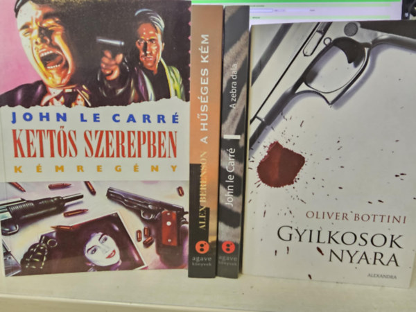 Alex Berenson, Oliver Bottini John le Carr - 4db krimi, KNYVMENT AJNLAT: Ketts szerepben+ A hsges km+ A zebra dala+ Gyilkosok nyara
