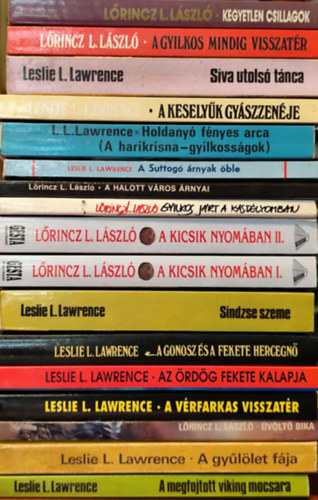 Leslie L. Lawrence - Lőrincz L. László könyvcsomag (16 mű)