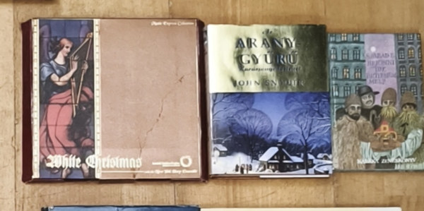 John Snyder - 2db karácsonnyal kapcsolatos könyv + ajándék CD: Szabad-e bejönni ide betlehemmel?, Az aranygyűrű-Karácsonyi történet + White Christmas with the New York Harp Ensemble