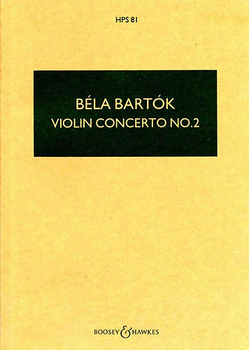 Bartk Bla - Violin Concerto No.2 - BH9003