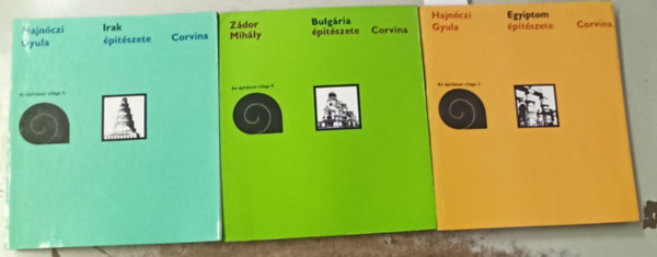 Zdor Mihly Hajnczi Gyula - 3 db ptszeti knyv: Irak +Bulgria +Egyiptom