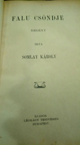 Somlay Károly - Falu csöndje