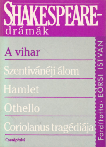 Eörsi István (ford.) - Shakespeare-drámák - A Vihar