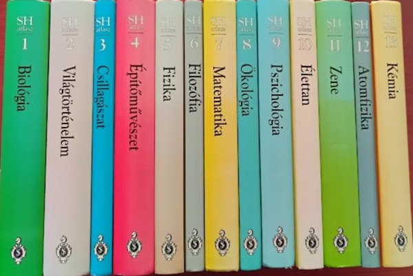 SH atlasz 1-13. (Nem teljes sorozat)