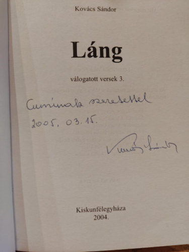 Kov�cs S�ndor - L�ng