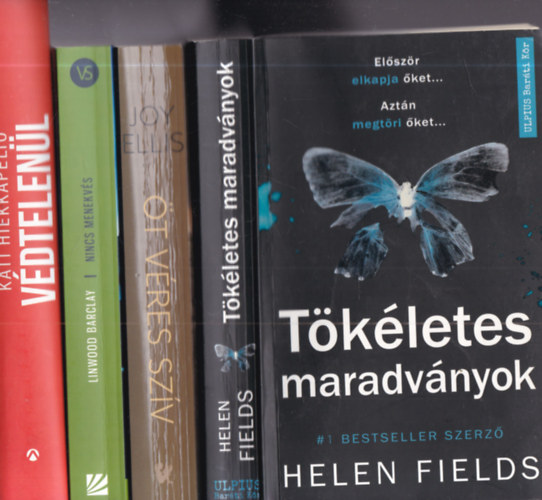 Joy Ellis, Linwood Barclay, Kati Hiekkapelto Helen Fields - 4 db. krimi (Tökéletes maradványok + Öt véres szív + Nincs menekvés + Védtelenül)