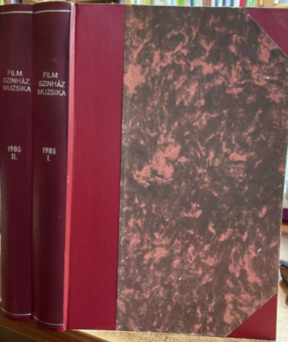 Film, sz�nh�z, muzsika 1985 I-II (1-52. sz�m k�t k�tetben)