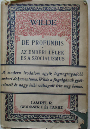 Wilde Oszk�r - De Profundis-Az emberi l�lek �s a szocializmus