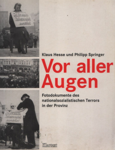 Philipp Springer Klaus Hesse - Vor aller Augen