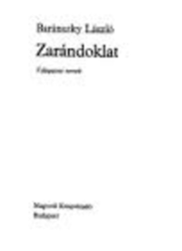 Baránszky László - Zarándoklat (Válogatott versek)