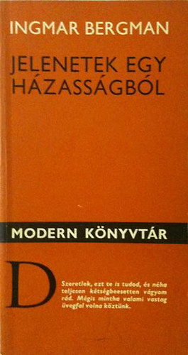 Ingmar Bergman - Jelenetek egy h�zass�gb�l