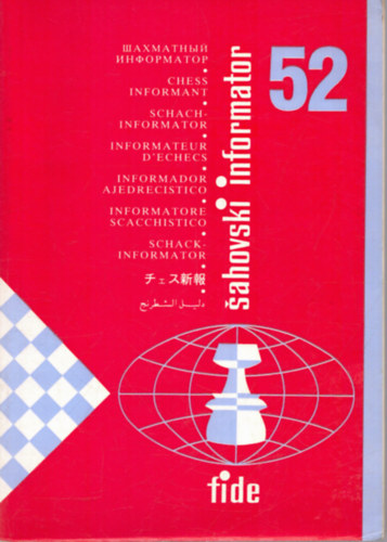 Sahovski Informator - Sahovski informator 52 (VI-IX. 1991)