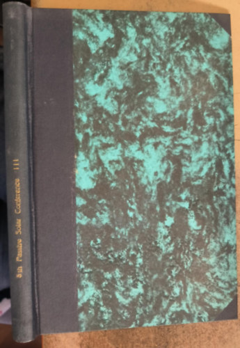 5th Passive Solar Conference III.