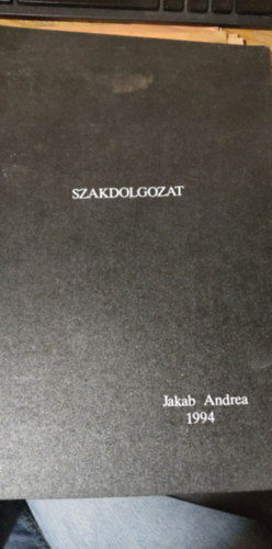 lom s valsg a szzadfordul novellisztikjban /Ambrus Zoltn/ - Jakab Andrea szakdolgozata