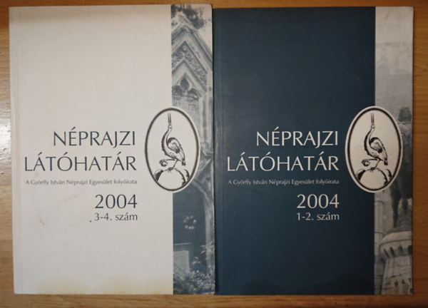 A Néprajzi Látóhatár 2 száma: Néprajzi Látóhatár 2004 1-2., Néprajzi Látóhatár 2004 3-4.