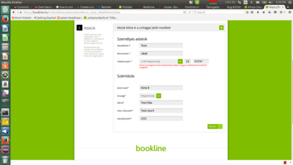 Bookline - Bookline TESZTKNYV 008