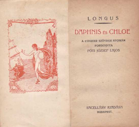 Longus  (ford. Fti Jzsef) - Daphnis s Chloe