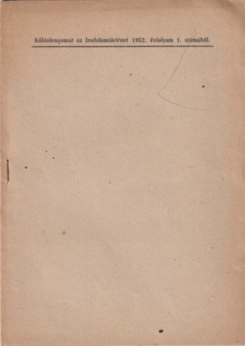 Scheiber S�ndor - Arany J�nos "Senki P�l"-ja