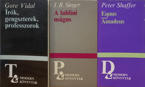 Peter, I. B. Singer, Gore Vidal Schaffer - Modern k�nyvt�r k�nyvcsomag