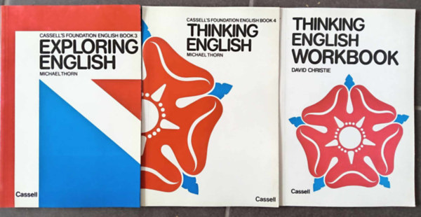 David Christie Michael Thorn - Exploring English (Cassell's Foundation English Book 3) + Thinking English (Cassell's Foundation English Book 4) + Thinking English Workbook