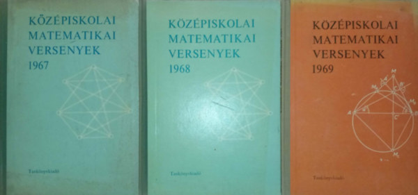 Lőrincz Pál, Tusnády Gábor Bakos Tibor - (3 db) Középiskolai Matematikai versenyek: 1967, 1968, 1969