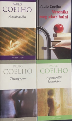 4 db. Coelho k�tet - A portobell�i boszork�ny +Tizenegy perc + Veronika meg akar halni + A zar�ndoklat