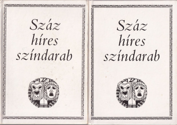 Száz híres színdarab I-II.