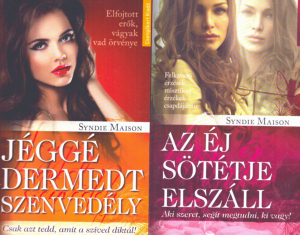 Syndie Maison - 2 db Syndie Maison romantikus regény: Jéggé dermedt szenvedély - Az éj sötétje elszáll