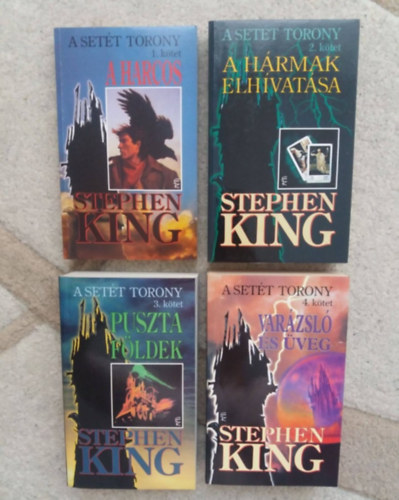 Stephen King - A sett torony 1-4. (A harcos, A hrmak elhvatsa, Puszta fldek, Varzsl s veg)