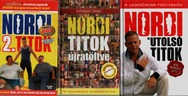 Schobert Norbert - 3 db Norbi knyv egytt: Norbi az utols titok, Norbi titkok jratltve, Norbi a 2. titok.