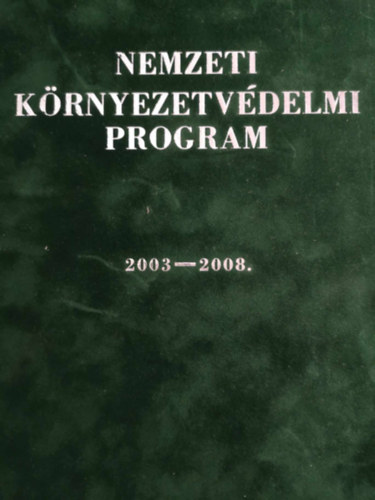 Nemzeti krnyezetvdelmi program 2003-2008