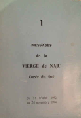 Messages de la Vierge de Naju Core du Sud