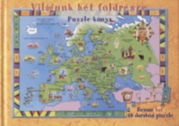 Jennifer Mappin - Világunk hét földrésze - Puzzle-könyv