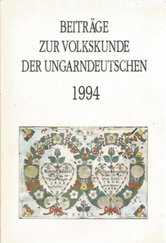 Karl Manherz - Beitrge zur Volkskunde der Ungarndeutschen 1994