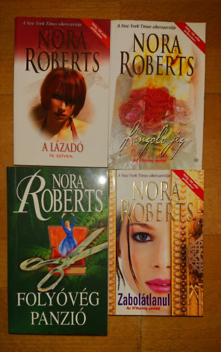 Nora Roberts - Nora Roberts 4 knyve: Lngol jg, Zaboltlanul, A lzad, Folyvg panzi