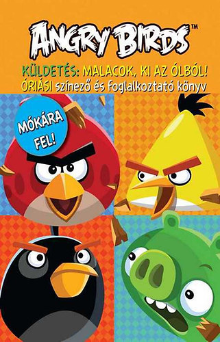 Angry Birds risi sznez s foglalkoztat knyv - Kldets: Malacok ki az lbl!