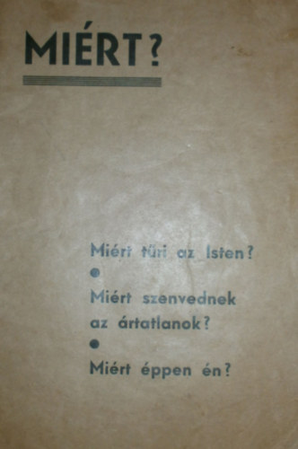 Bereczky Albert - Miért?