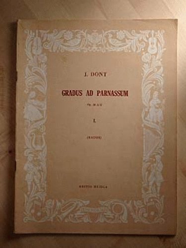 Jacob Dont - Gradus ad Parnassum Op. 38 A/B I. fzet