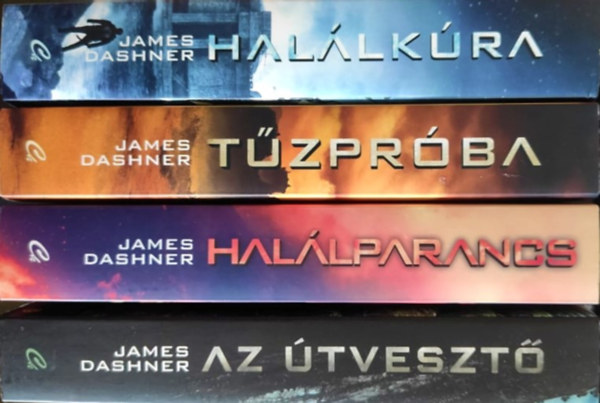 James Dashner - Az tveszt trilgia I-IV. (Az tveszt + Tzprba + Hallkra + Hallparancs)