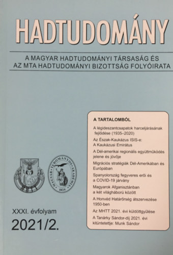 Hadtudomny 2021/2. szm XXXI. vf.