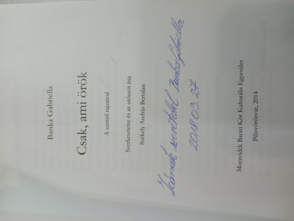 Banka Gabriella - Csak, ami �r�k