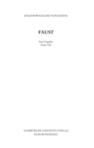 Goethe - Faust (nmet)