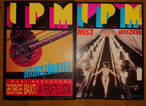 Az Interpress magazin teljes 1990-es vfolyama kt ktetben: 1990/1, 1990/2