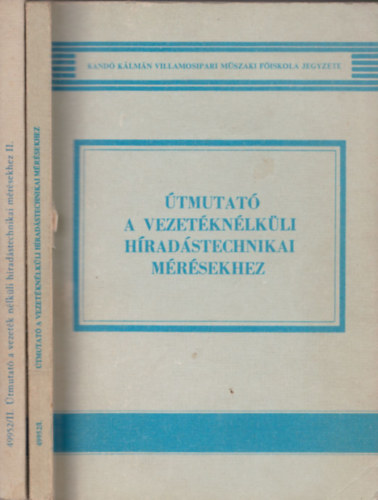 DR. Pcza-Gedeon-Gyrfs-Dr. Nagy... - tmutat a vezetknlkli hradstechnikai mrsekhez I-II.