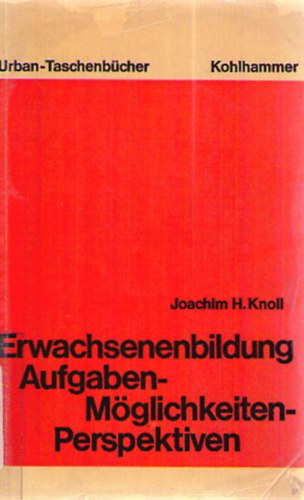 Joachim H. Knoll - Erwachsenenbildung