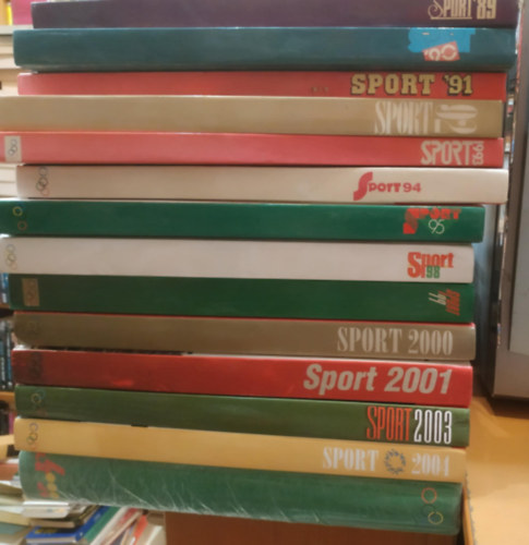 Magyar Olimpiai Bizottsg - 14 db Sport vknyv, nagyalak (vszmok a termklapon)