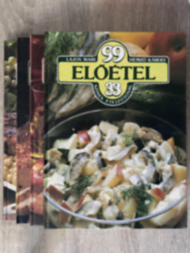 Lajos Mari Hemz� K�roly - 5db a 99 �tel 33 sz�nes �telf.sorozatb�l (S�tem�ny �s torta,El��tel, H�s�tel,Egyt�l�tel, Sal�ta, Vad- �s hal�tel)