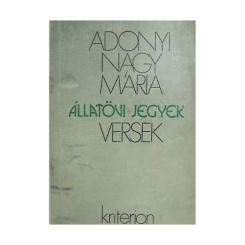 Adonyi Nagy Mária - Állatövi jegyek
