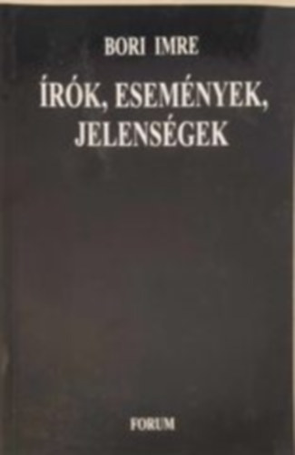 Bori Imre - rk, esemnyek, jelensgek